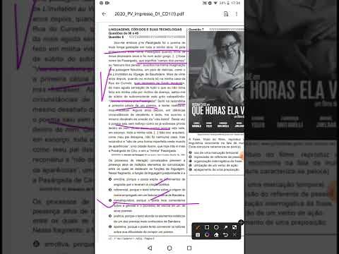 Thumbnail da aula: Revisão Enem Linguagens 📚💖🤓 Enem 2022/Enem 2020 cader azul( 06 a 10)  1 apli