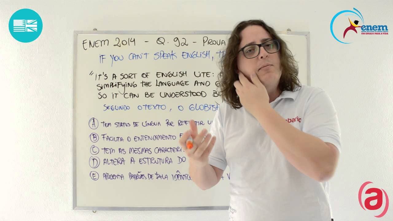 Thumbnail: Gabarito Corrige - ENEM 2014 - Linguagens e Códigos - Inglês