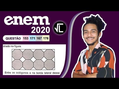 Thumbnail da aula: ENEM 2020 | Azulejo designa peça de cerâmica vitrificada e/ou esmaltada usada, sobretudo, no revesti