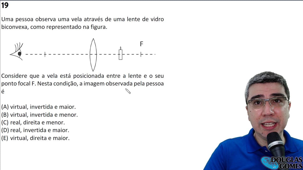 Thumbnail: Correção Fuvest 2019 Física Prova V Q19