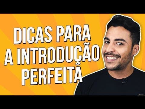 Thumbnail da aula: 3 DICAS PARA UMA INTRODUÇÃO PERFEITA | Prof. Romulo Bolivar