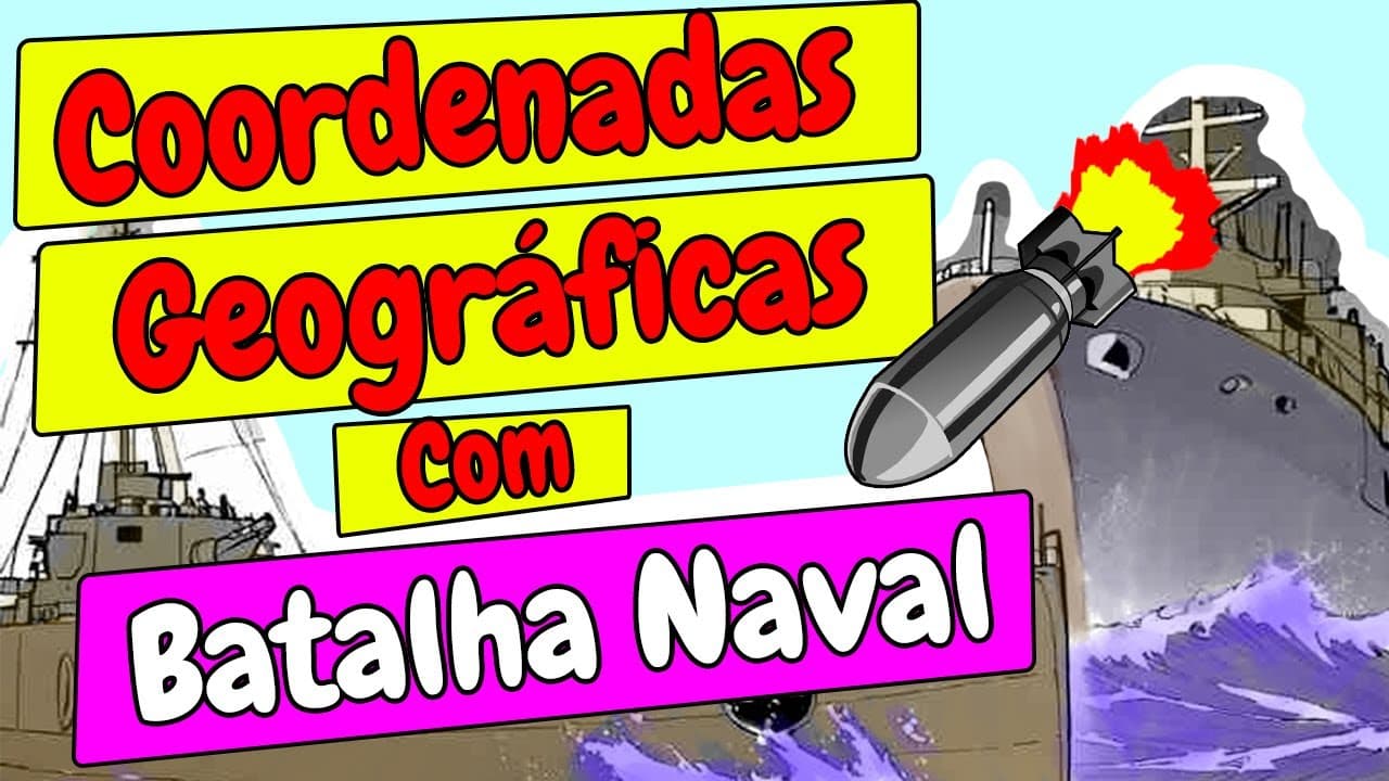 Thumbnail: Ensine Coordenadas Geográficas com Batalha Naval (Download Grátis)