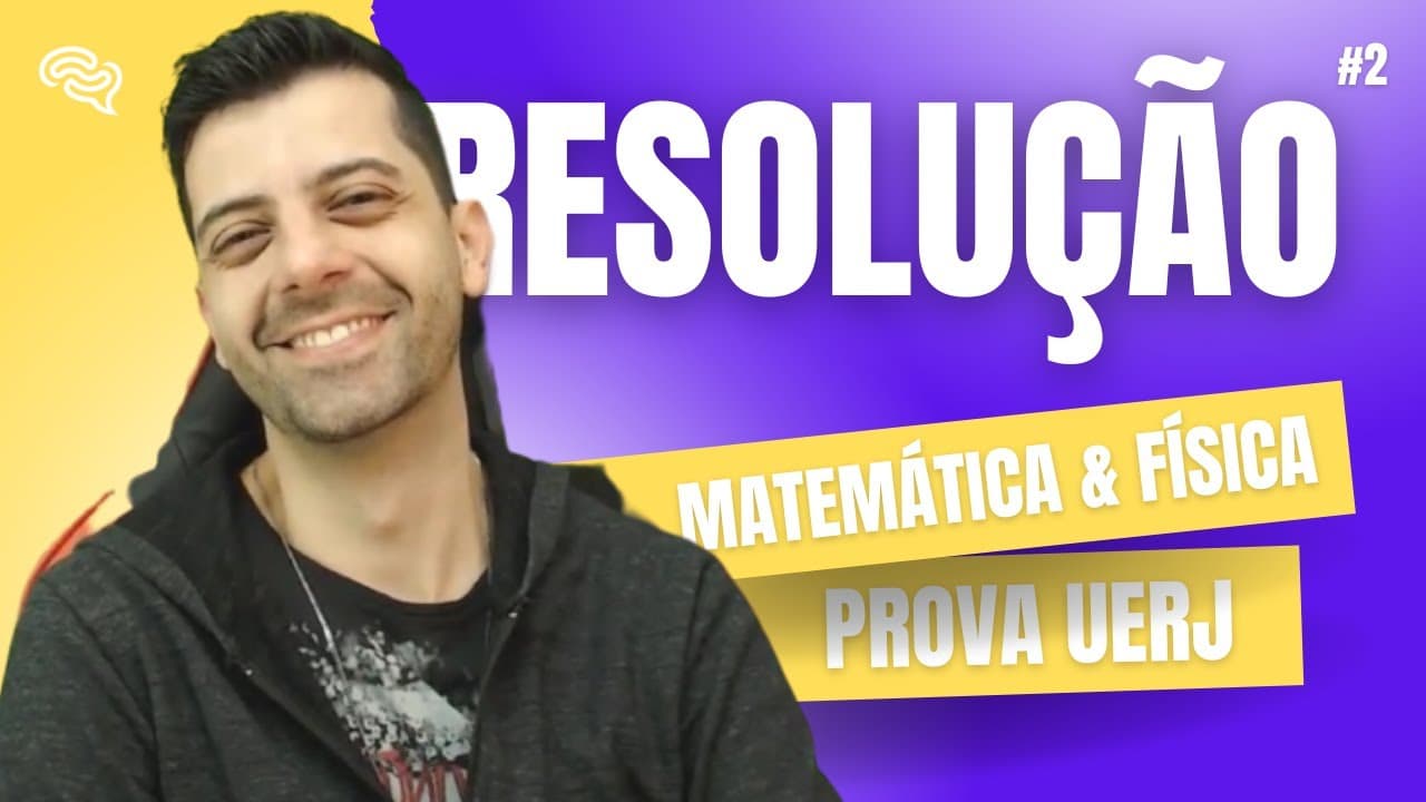 Thumbnail: Resolução UERJ 2023 | Física | Prof. Gabs ✅