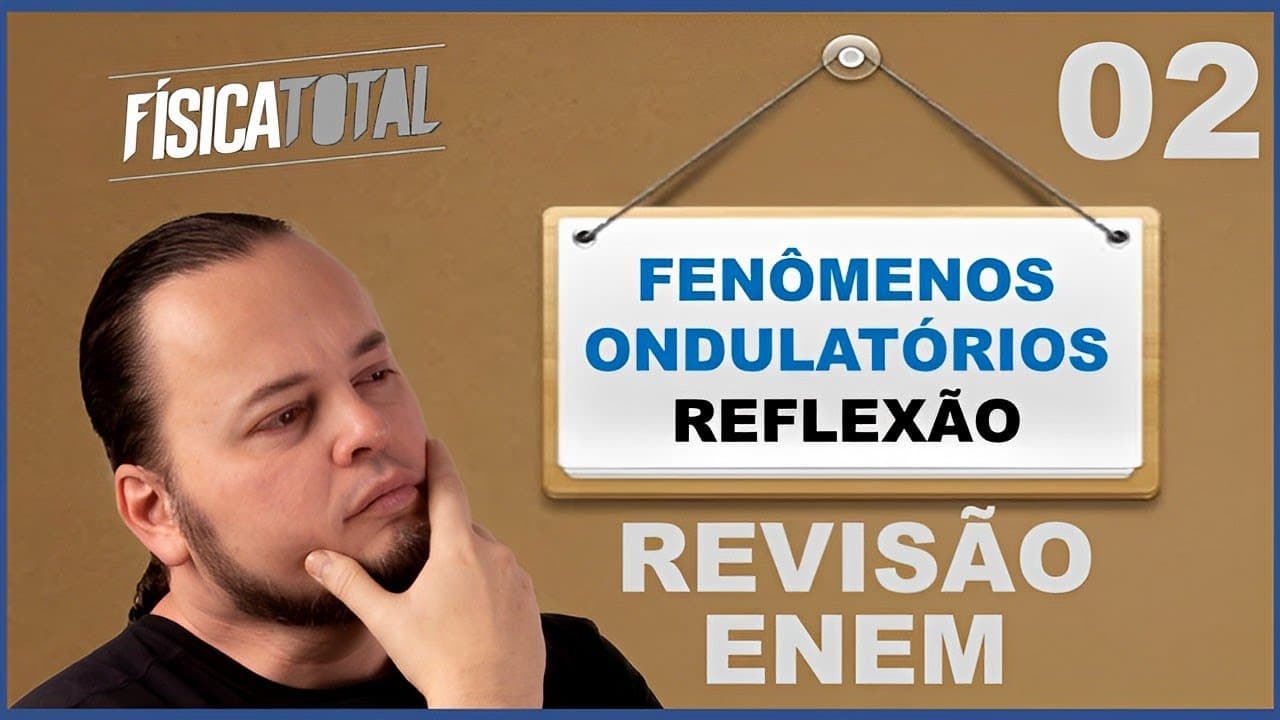 Thumbnail: REFLEXÃO | FENÔMENOS ONDULATÓRIOS | Revisão ENEM Ep 02 de 20