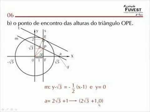 Thumbnail da aula: MAT 05, 06 e 07 Resolução FUVEST 2ª Fase