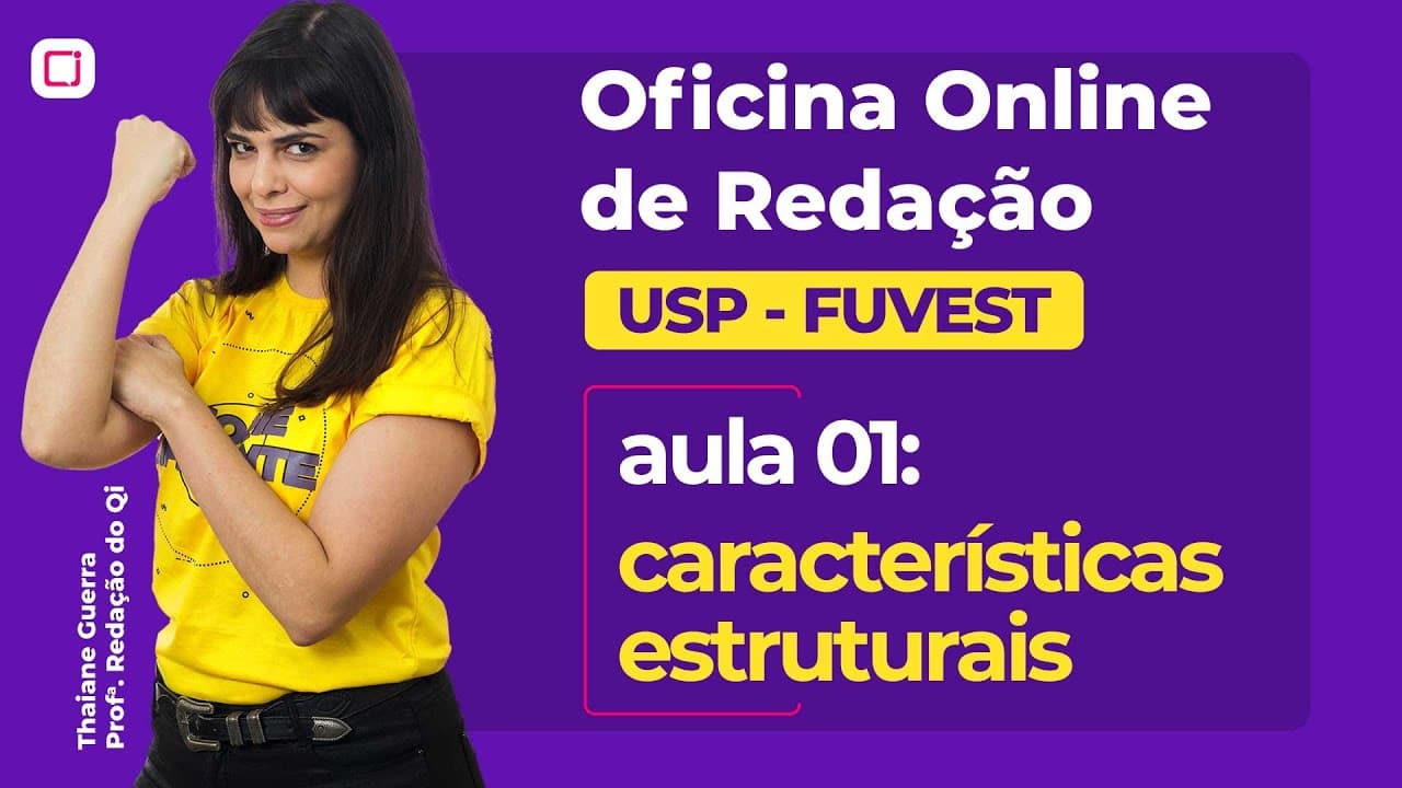 Thumbnail: Redação USP-FUVEST | Oficina Online