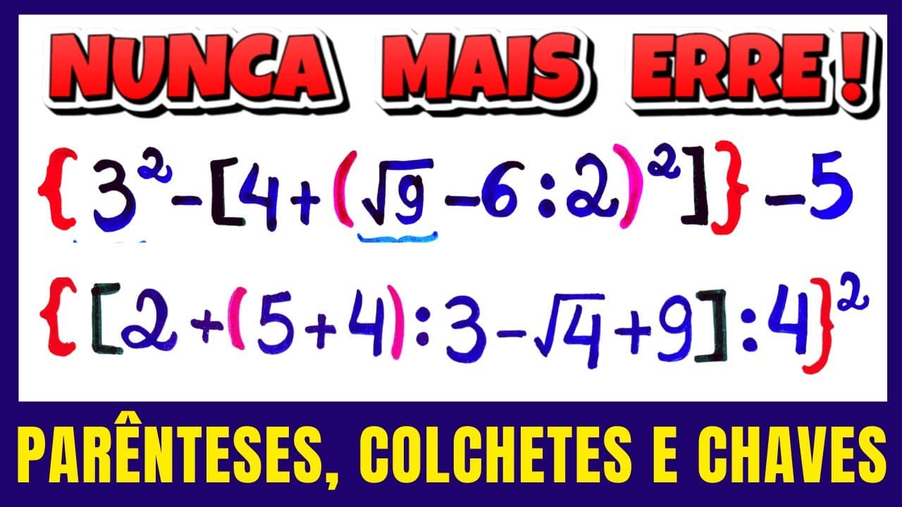 Thumbnail: PASSO A PASSO EXPRESSÃO NÚMERICA!! NUNCA MAIS ERRE!