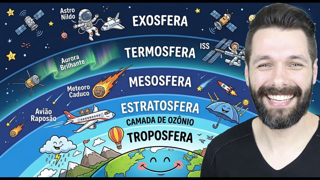 Thumbnail: CAMADAS DA ATMOSFERA | Ciências com Samuel Cunha