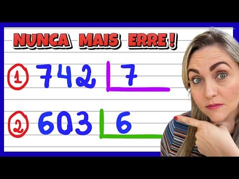 Thumbnail da aula: É AQUI QUE VOCÊ ERRA NA HORA DE FAZER UMA DIVISÃO!! EXPLICAÇÃO DE DIVISÃO! VEM APRENDER MATEMÁTICA!