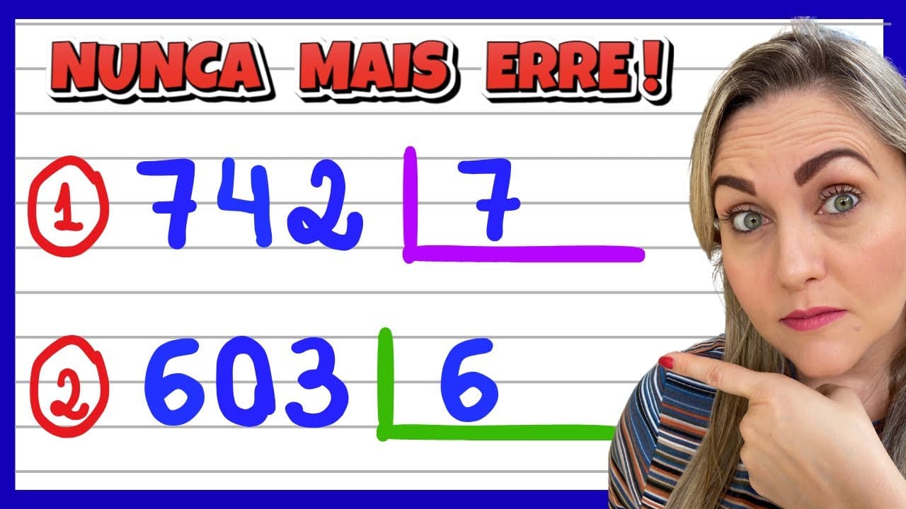 Thumbnail: É AQUI QUE VOCÊ ERRA NA HORA DE FAZER UMA DIVISÃO!! EXPLICAÇÃO DE DIVISÃO! VEM APRENDER MATEMÁTICA!