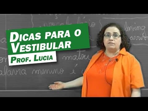 Thumbnail da aula: Inglês - Dicas para o Vestibular
