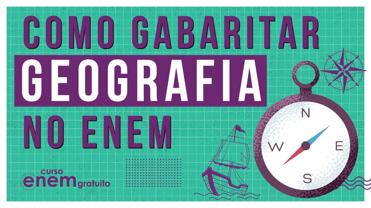 Thumbnail: COMO GABARITAR GEOGRAFIA NO ENEM
