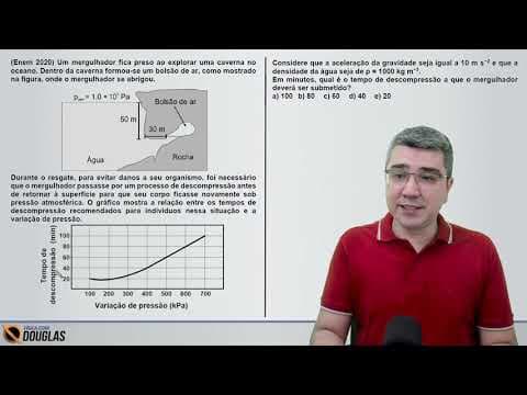 Thumbnail da aula: ENEM 2020 e a Pressão hidrostática no teorema de Stevin