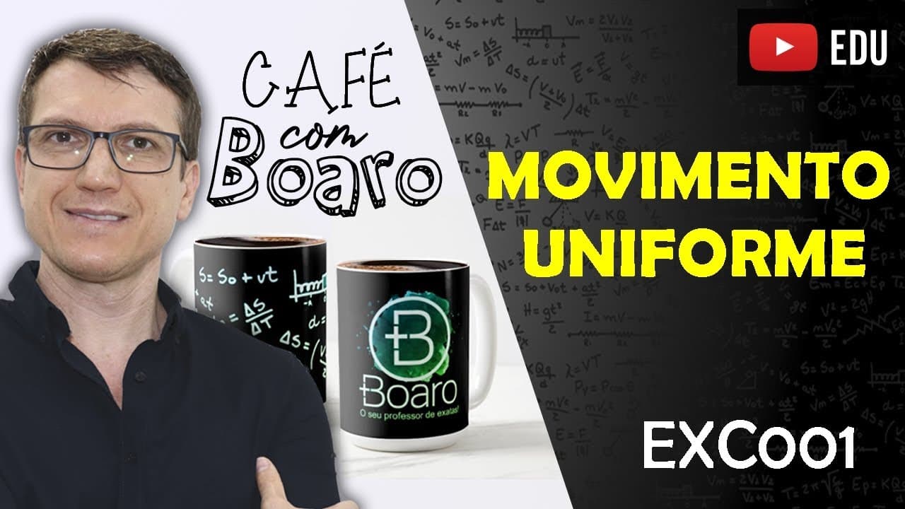 Thumbnail: MOVIMENTO UNIFORME - Cinemática - EXERCÍCIOS para REVISÃO de FÍSICA - EXC001