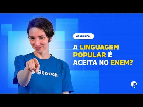 Thumbnail da aula: REVISÃO ENEM | NORMA COLOQUIAL E NORMA CULTA