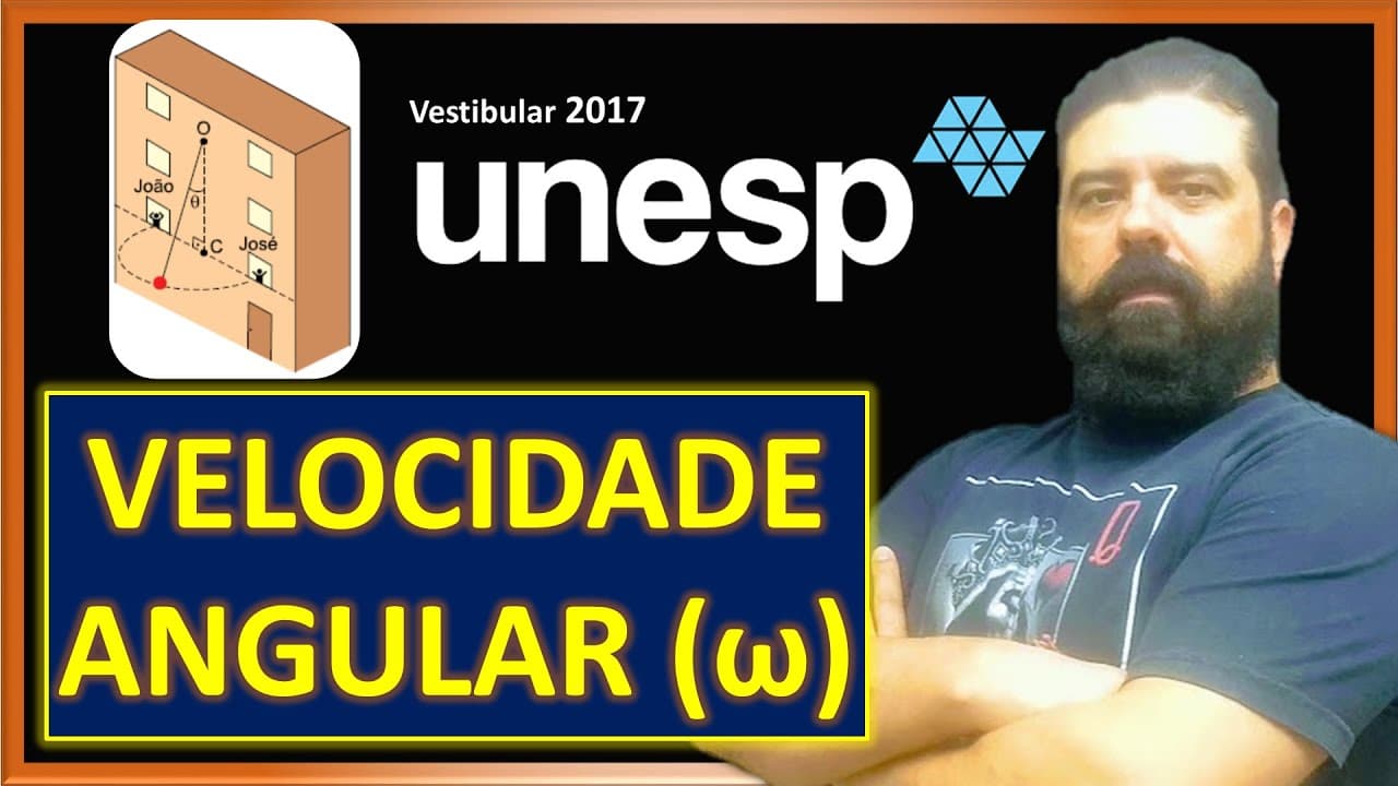 Thumbnail: Unesp 2017 | 77 - Velocidade angular+ pêndulo cônico