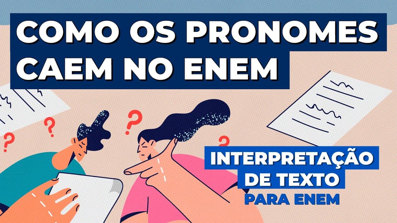 Thumbnail: COMO OS PRONOMES CAEM NO ENEM: Questões resolvidas: INTERPRETAÇÃO DE TEXTO NO ENEM Mercedes Bonorino