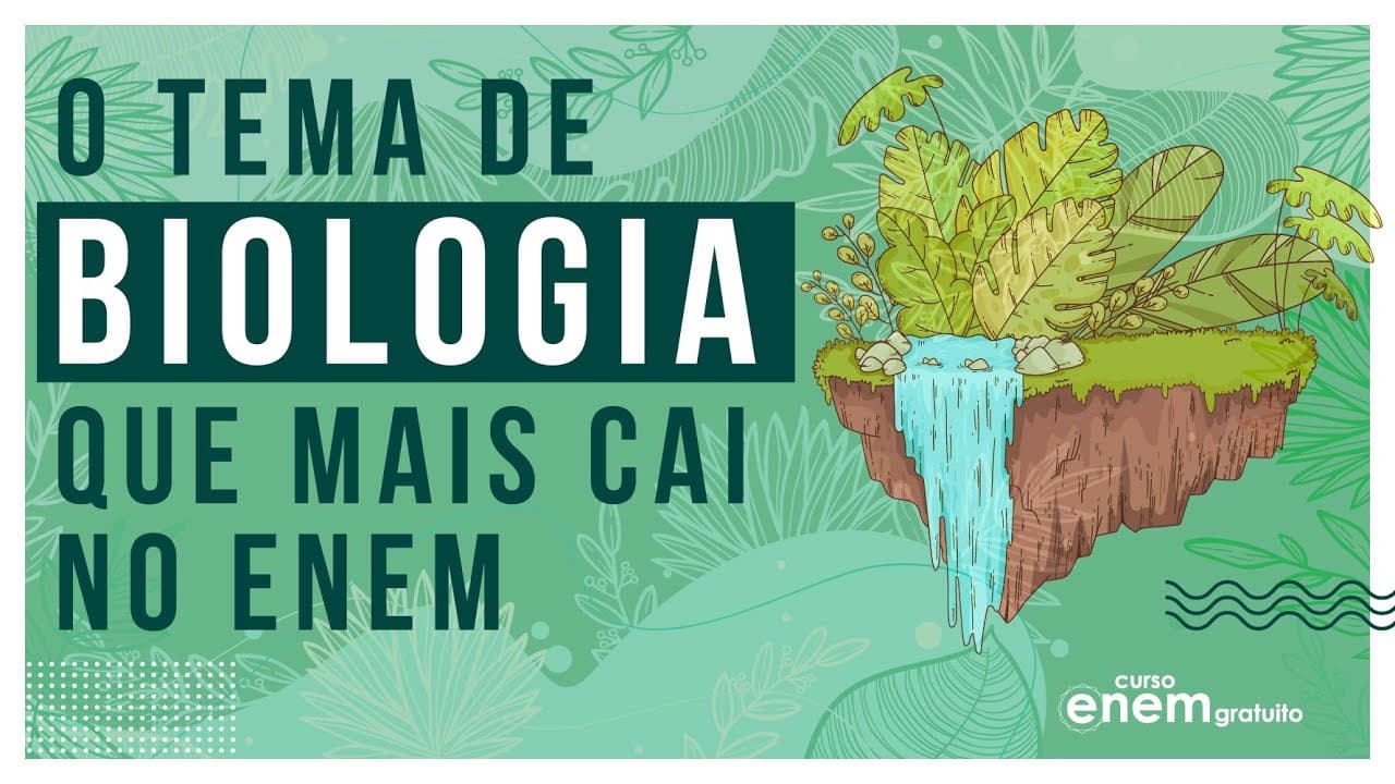Thumbnail: O TEMA DE BIOLOGIA QUE MAIS CAI NO ENEM