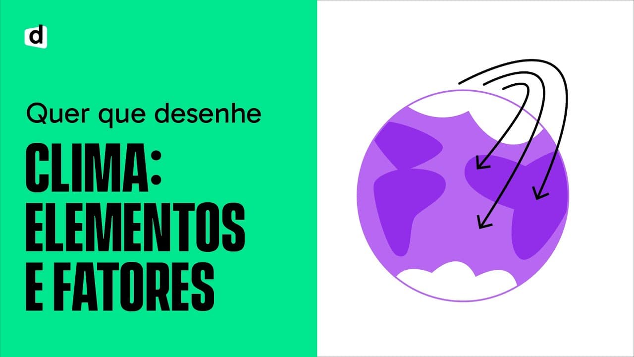 Thumbnail: CLIMA: ELEMENTOS E FATORES | QUER QUE DESENHE