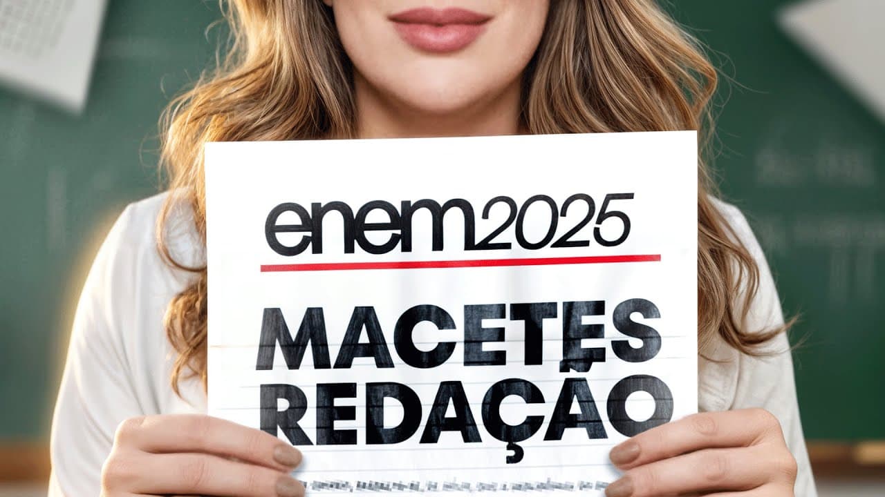 Thumbnail: MACETES SECRETOS DE ARGUMENTAÇÃO PARA REDAÇÃO DO ENEM 2025