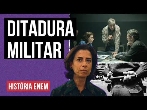 Thumbnail da aula: DITADURA MILITAR: período é retratado em "Ainda Estou Aqui" | História para o Enem | Felipe Oliveira