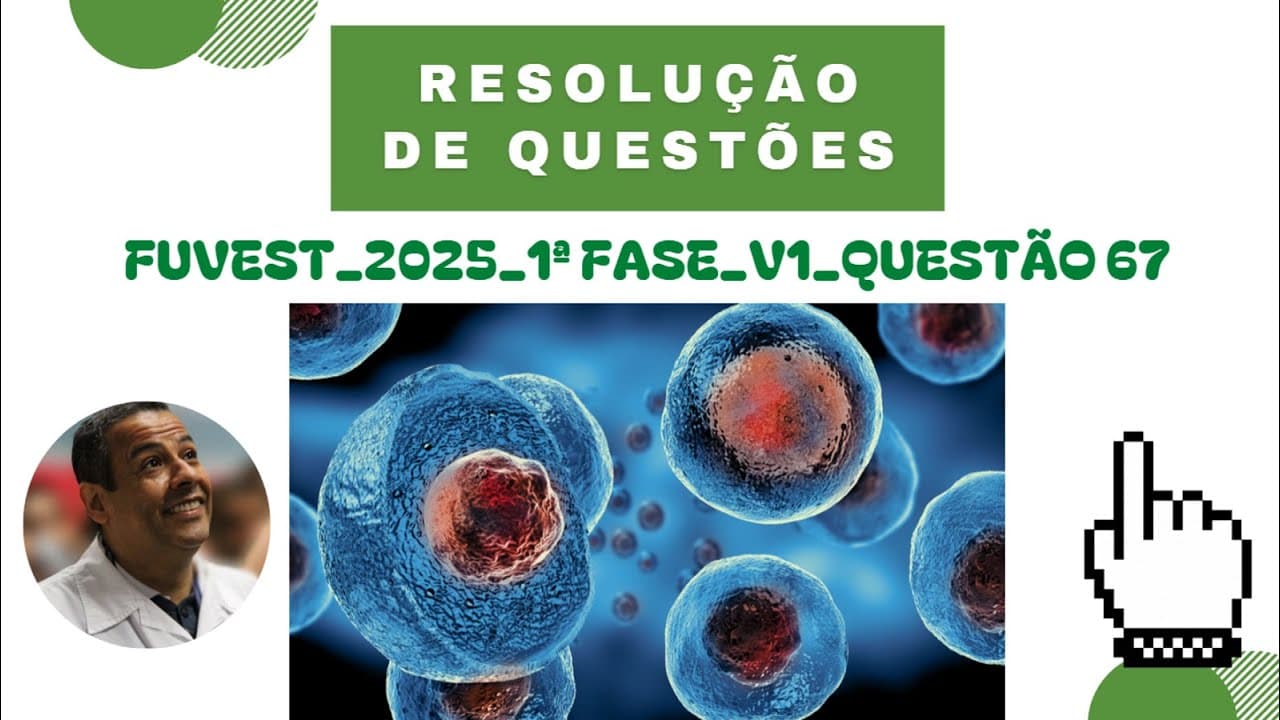 Thumbnail: FUVEST 2025 - 1ª FASE - PROVA V1 - QUESTÃO 67
