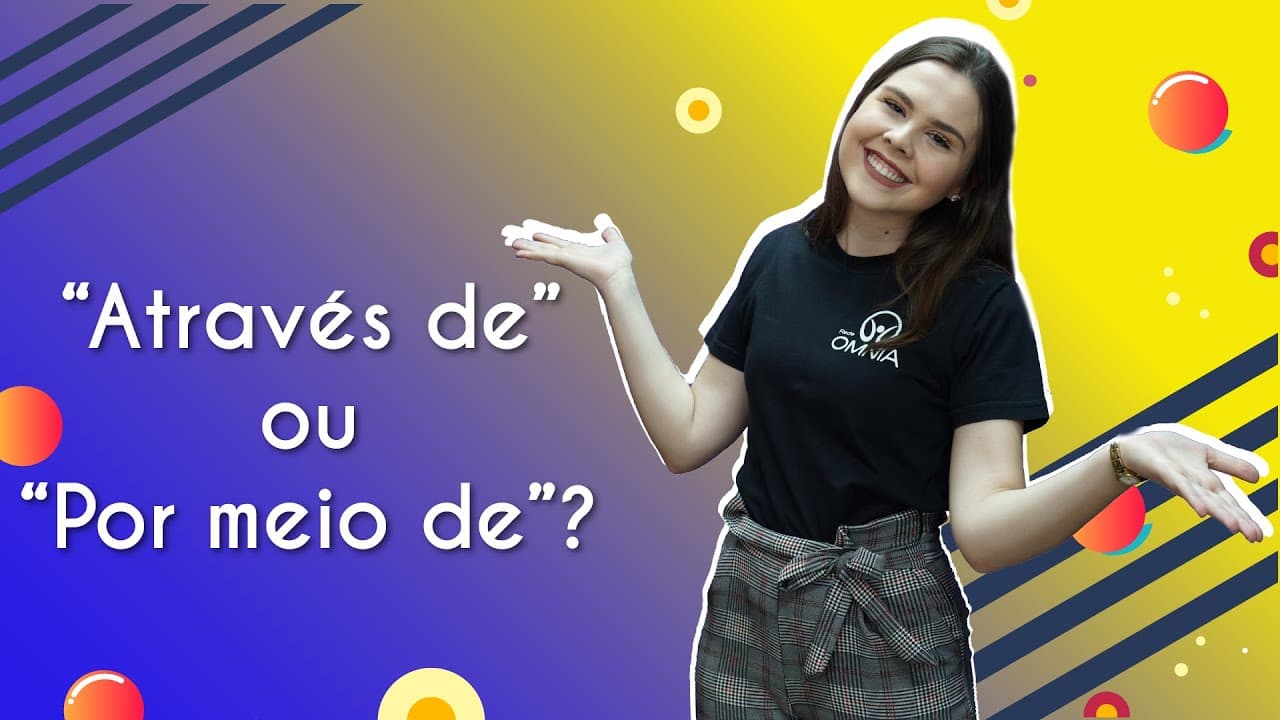 Thumbnail: "Através de" ou "por meio de": como usar?
