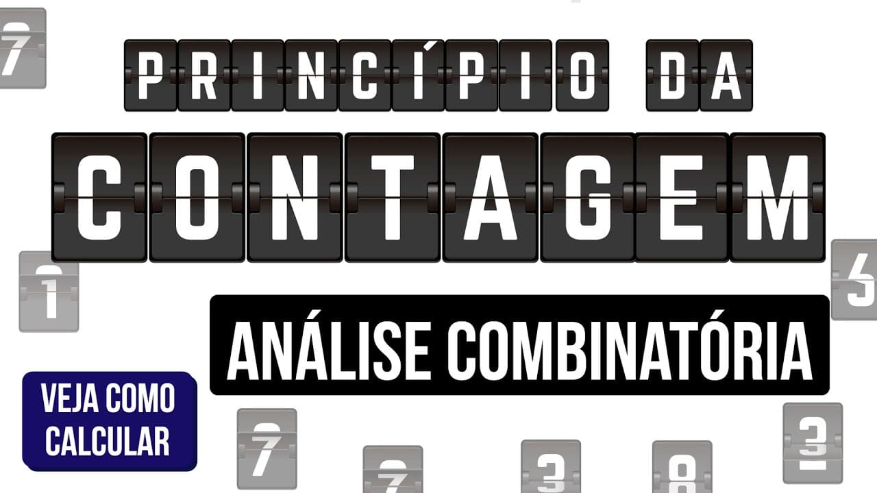 Thumbnail: PRÍNCIPIO FUNDAMENTAL DA CONTAGEM (ANÁLISE COMBINATÓRIA) | Resumo de Matemática para o Enem