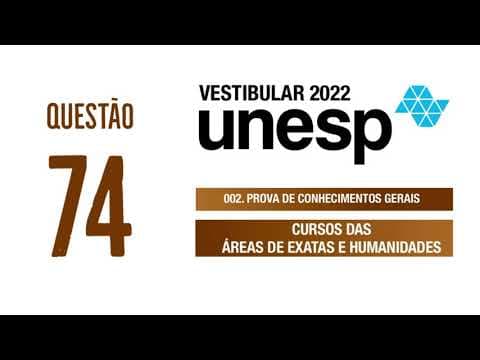 Thumbnail da aula: Unesp 2022 | Exatas e Humanidades | Questão 74