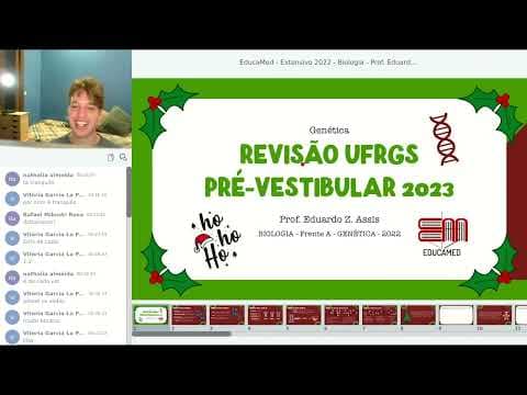 Thumbnail da aula: Revisão Biologia - Intensivo Vestibular UFRGS 2023 - GENÉTICA