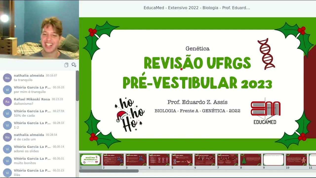 Thumbnail: Revisão Biologia - Intensivo Vestibular UFRGS 2023 - GENÉTICA