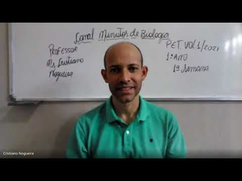 Thumbnail da aula: BIOLOGIA / PET 1 - 1º ANO / 1ª Semana - Resolução comentada -  2021  Prof.  Ms.  Cristiano Nogueira
