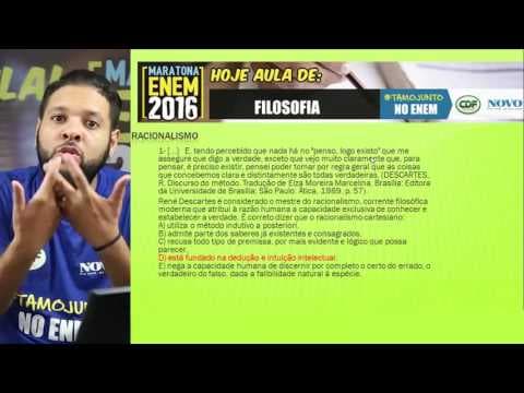 Thumbnail da aula: MARATONA ENEM 2016 - FILOSOFIA / FÍSICA