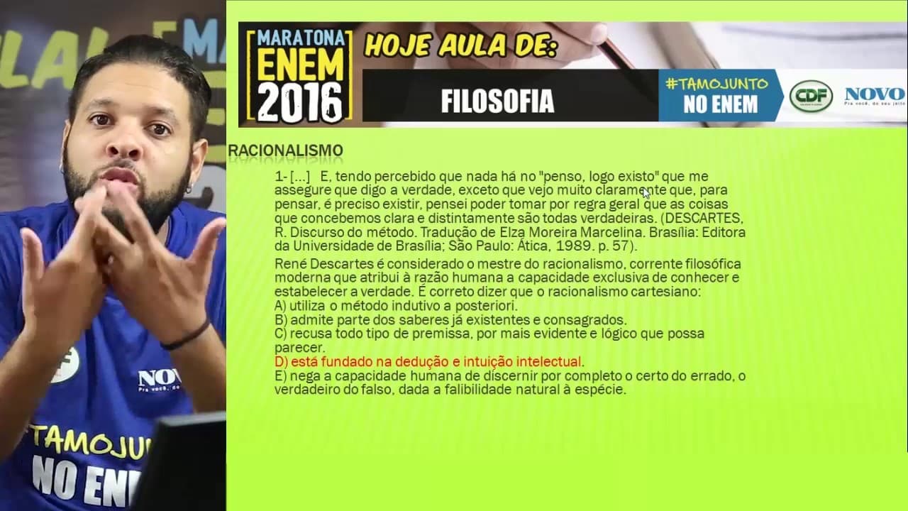 Thumbnail: MARATONA ENEM 2016 - FILOSOFIA / FÍSICA