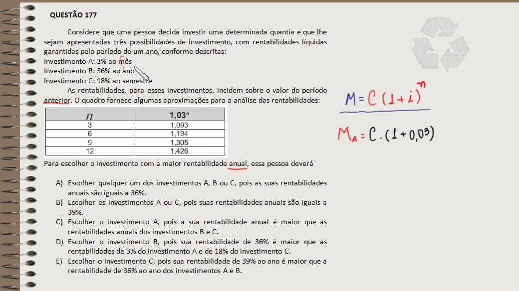 Thumbnail: QMágico - Enem 2011 Questão 177