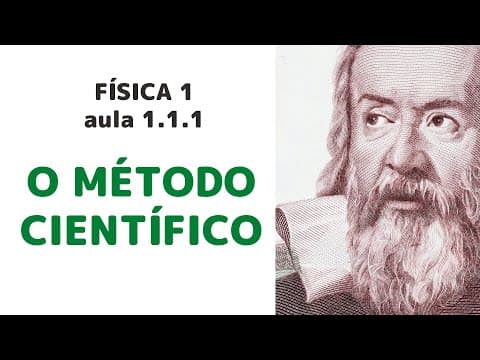 Thumbnail da aula: Física 1 - Aula 1.1.1 - O MÉTODO CIENTÍFICO