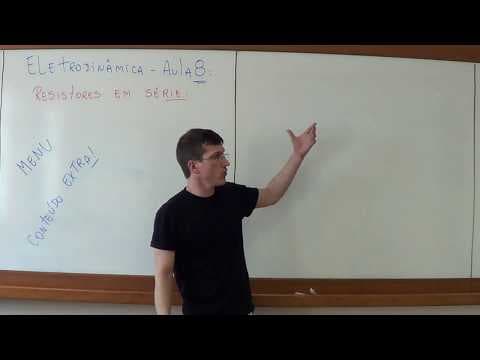 Thumbnail da aula: Associação de resistores em série - Eletrodinâmica - Aula 8 (Menu) - Prof. Marcelo Boaro