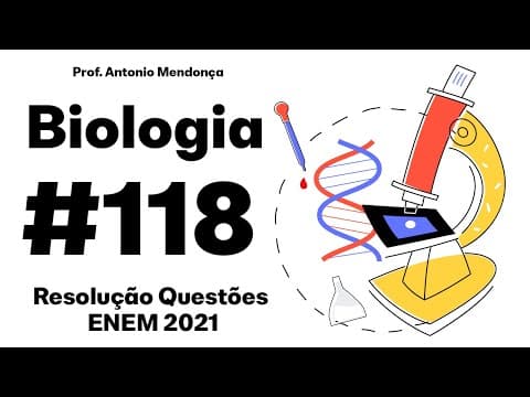 Thumbnail da aula: ENEM 2021 - A curcumina, uma das substâncias que confere a cor alaranjada ao açafrão, pode auxiliar