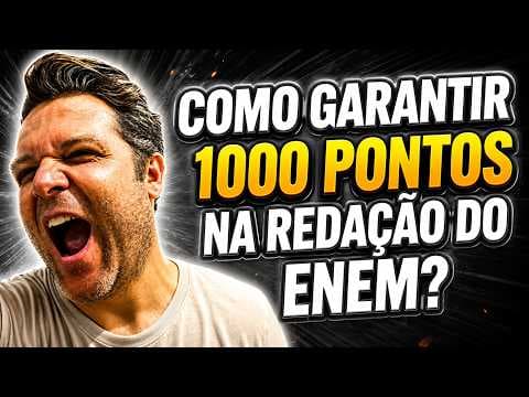 Thumbnail da aula: Como garantir 1000 pontos na redação do Enem