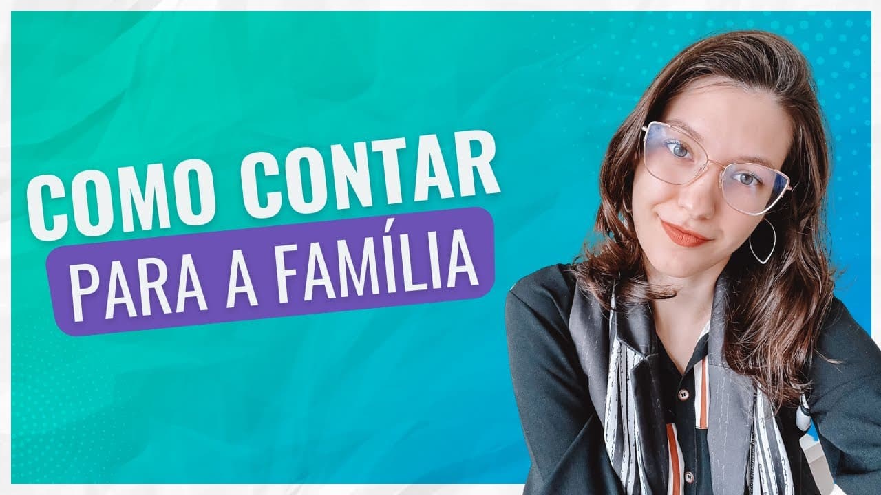 Thumbnail: Como falar para a família que eu não passei.