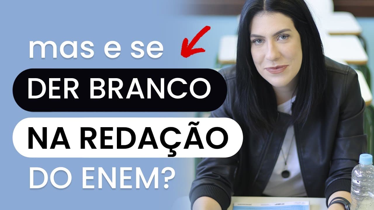 Thumbnail: Como evitar o "branco" na redação do Enem?