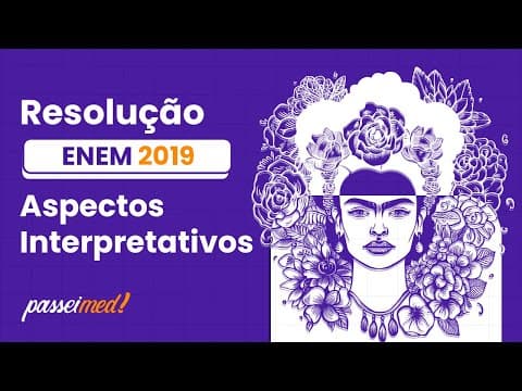 Thumbnail da aula: ENEM 2019 - Aspectos Interpretativos | A gastronomia é uma das formas de expressão cultural de...