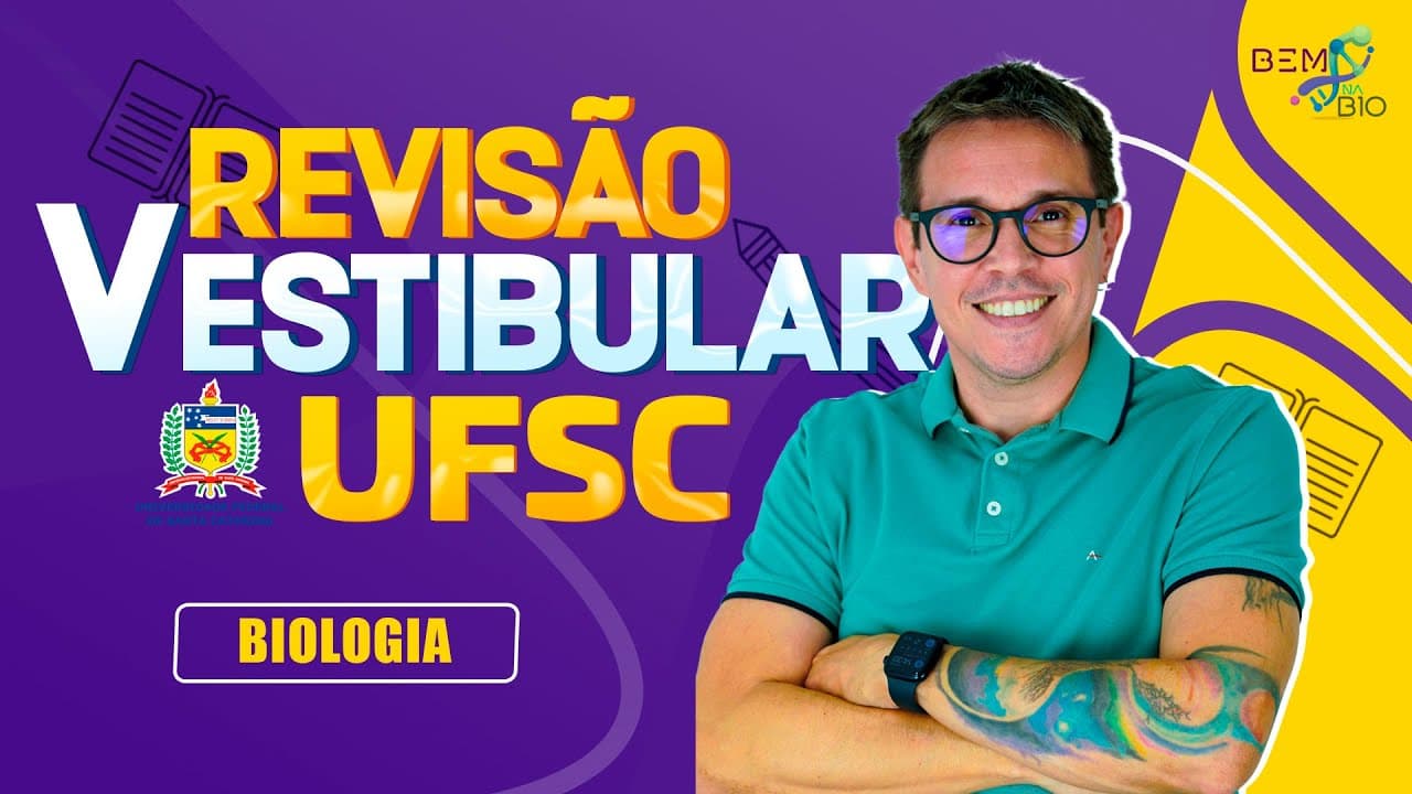 Thumbnail: Revisão Vestibular UFSC 2026 Biologia