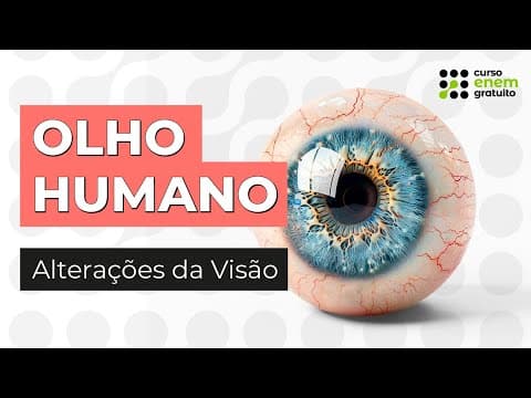 Thumbnail da aula: OLHO HUMANO: Alterações na visão | Biologia para o Enem | Cláudia de Souza Aguiar