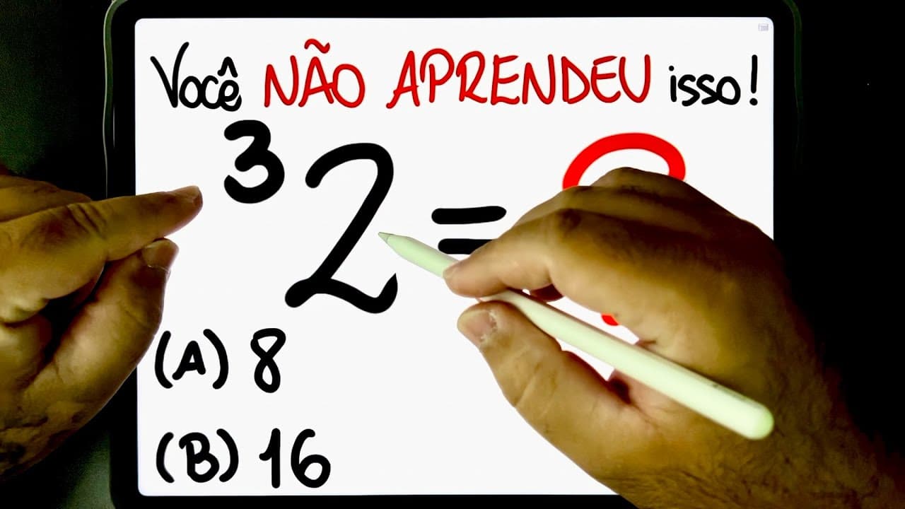 Thumbnail: 🔥 Já ouviu falar em TETRAÇÃO ou POTENCIAÇÃO ITERADA? Vem com o Procopio Desbugador da Matemática!
