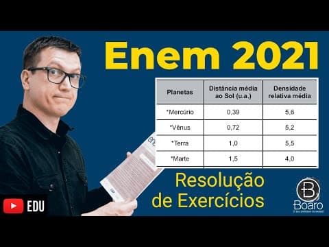 Thumbnail da aula: ENEM 2021 - RESOLUÇÃO dos EXERCÍCIOS - No cordel intitulado Senhor dos Anéis, de autoria de Gonçalo
