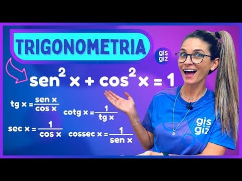 Thumbnail da aula: RELAÇÃO FUNDAMENTAL DA TRIGONOMETRIA - DEMONSTRAÇÃO E EXERCÍCIOS