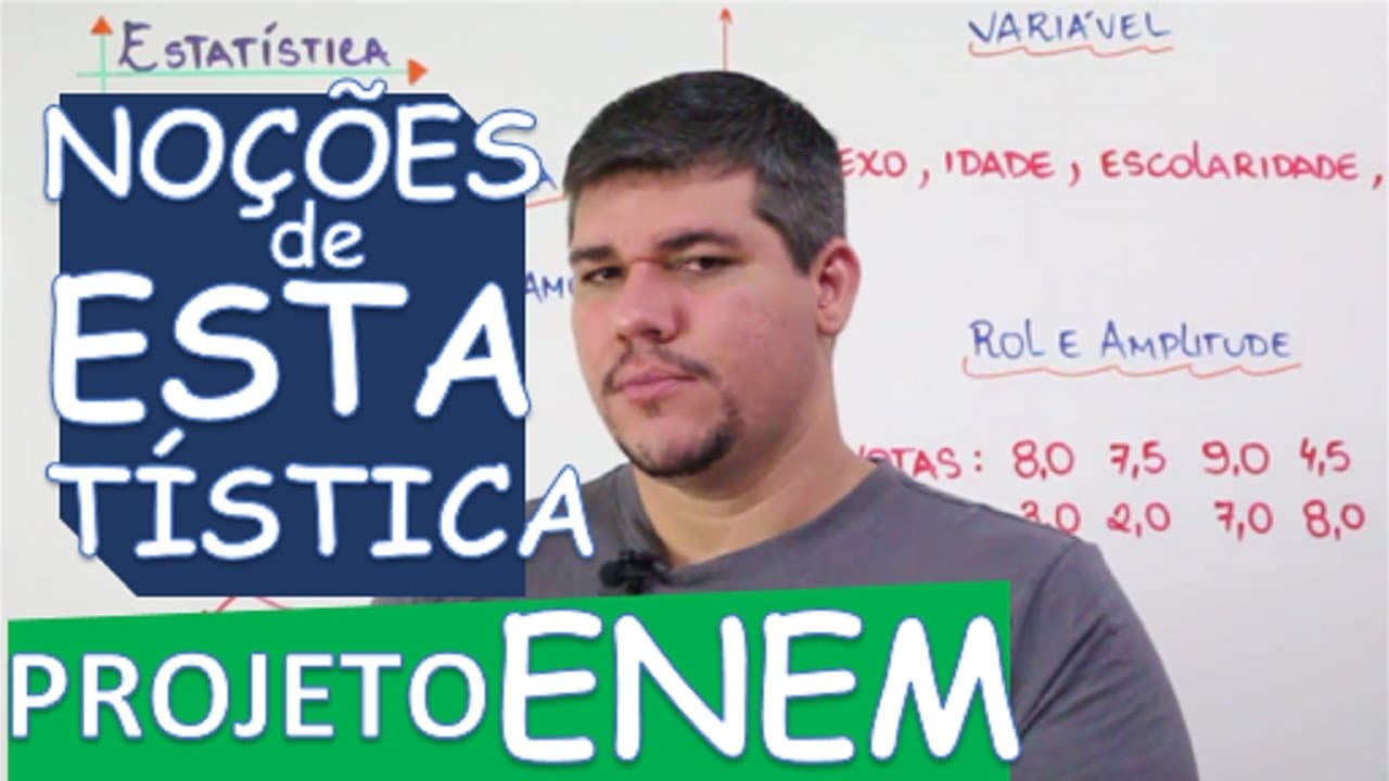 Thumbnail: NOÇÕES DE ESTATÍSTICA: CONCEITOS INICIAIS (14/21)