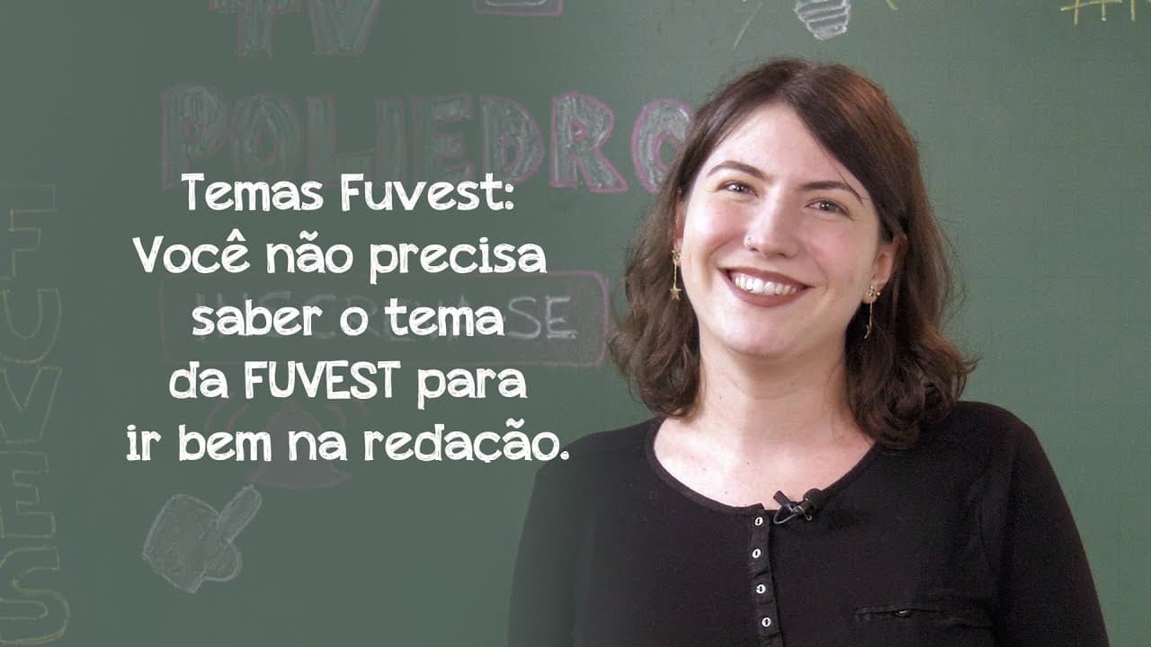 Thumbnail: Videoaulas Poliedro | Redação Fuvest | Você não precisa saber o tema para ir bem!