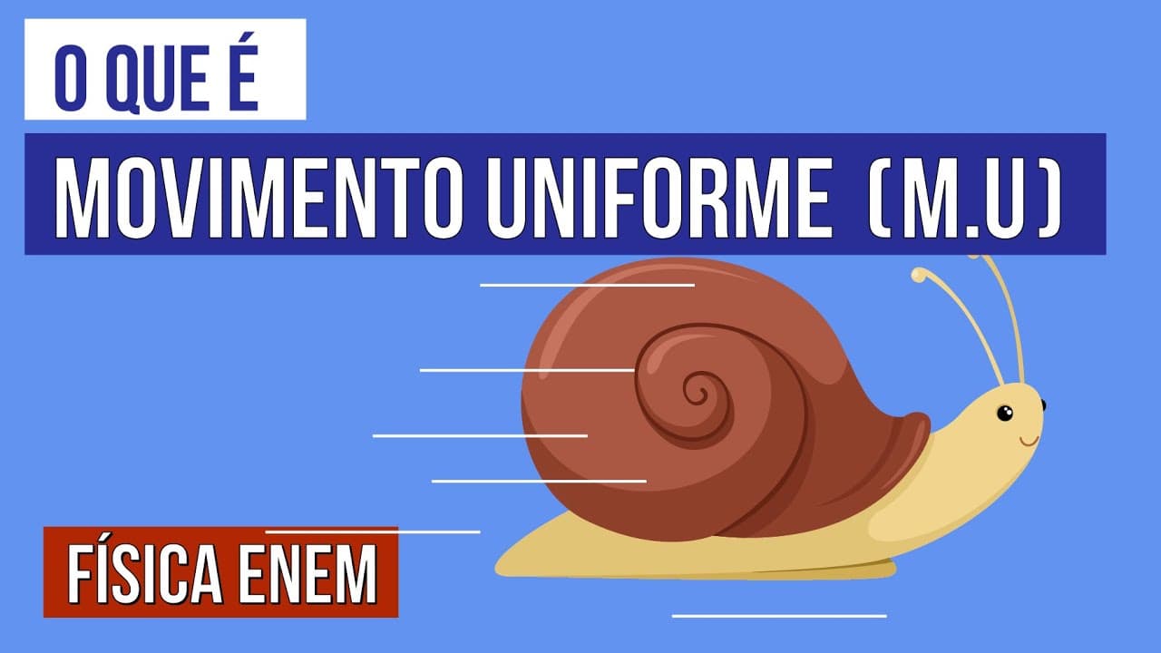Thumbnail: MOVIMENTO UNIFORME: movimento retilíneo uniforme, movimento circular uniforme